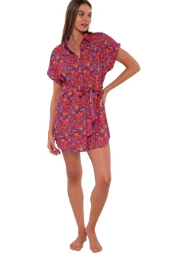Sunsets Rue Paisley Lucia Dress< Cover-Ups