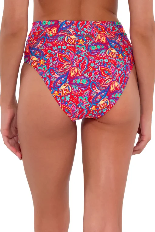 Sunsets Rue Paisley Summer Lovin' V-Front Bottom< Plus Size | Bikini Bottoms