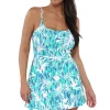 Sunsets Sea Breeze Sandbar Rib Naomi Swim Dress One Piece< Swim Dress