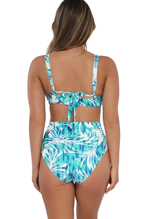 Sunsets Sea Breeze Sandbar Rib Hannah High Waist Bottom< Plus Size | High-Waist