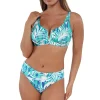 Sunsets Sea Breeze Sandbar Rib Vienna V-Wire Top< Plus Size | Underwire