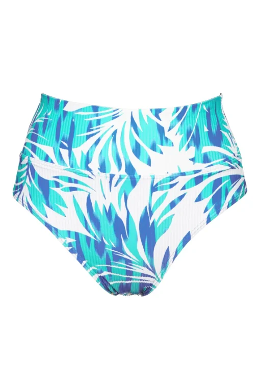 Sunsets Sea Breeze Sandbar Rib Hannah High Waist Bottom< Plus Size | High-Waist