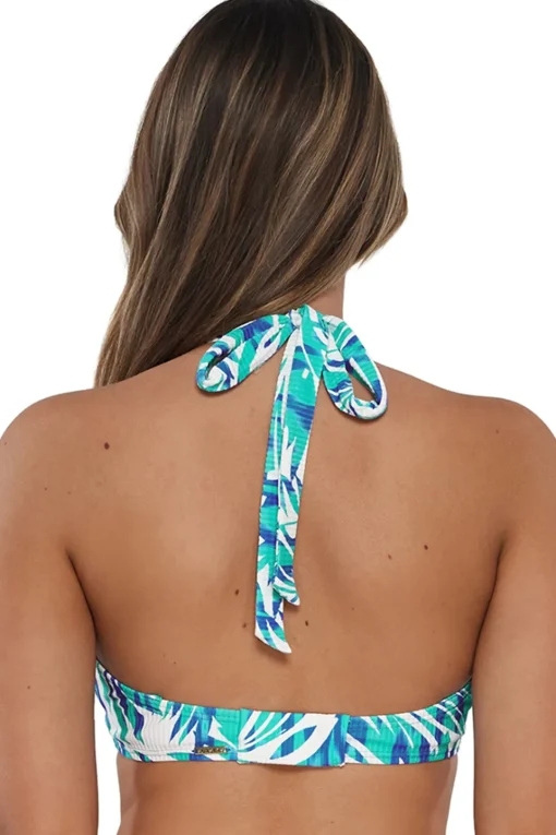 Sunsets Sea Breeze Sandbar Rib Vienna V-Wire Top< Plus Size | Underwire