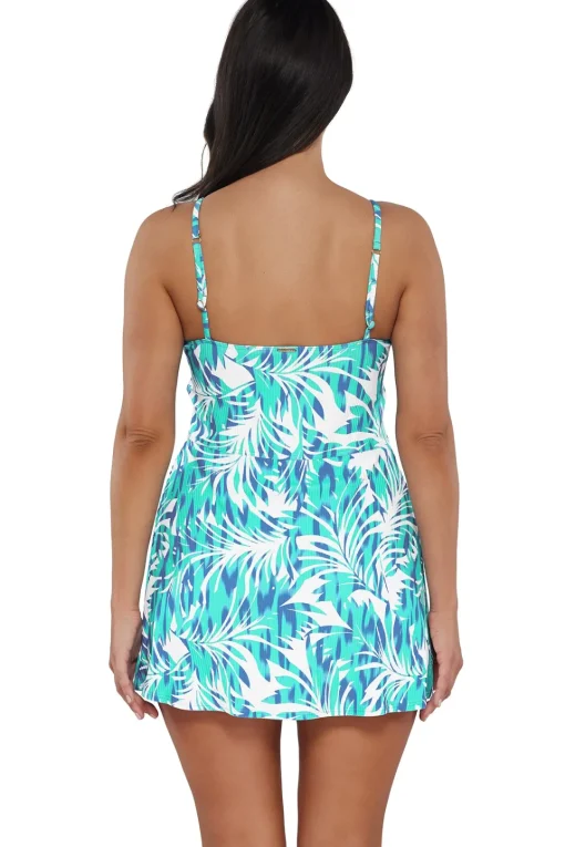 Sunsets Sea Breeze Sandbar Rib Naomi Swim Dress One Piece< Swim Dress