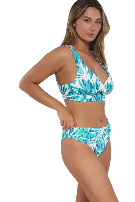 Sunsets Sea Breeze Sandbar Rib Elsie Top< Plus Size | Underwire