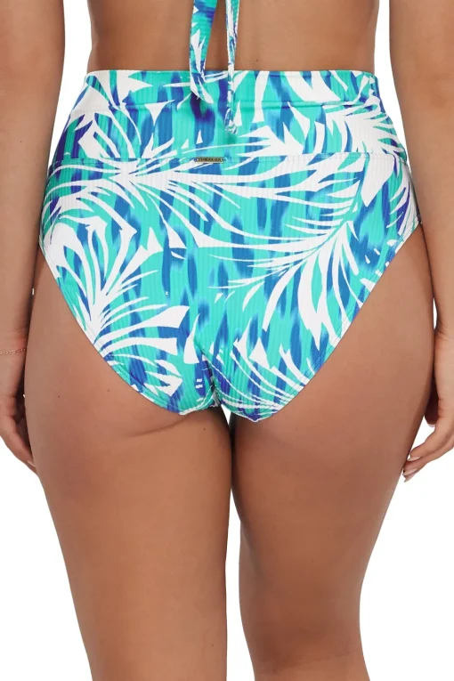 Sunsets Sea Breeze Sandbar Rib Hannah High Waist Bottom< Plus Size | High-Waist