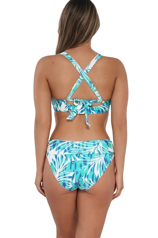 Sunsets Sea Breeze Sandbar Rib Vienna V-Wire Top< Plus Size | Underwire
