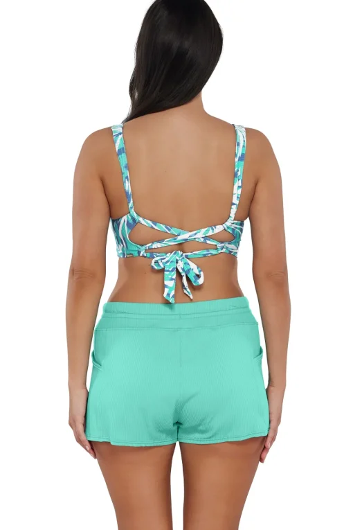 Sunsets Sea Breeze Sandbar Rib Elsie Top< Plus Size | Underwire