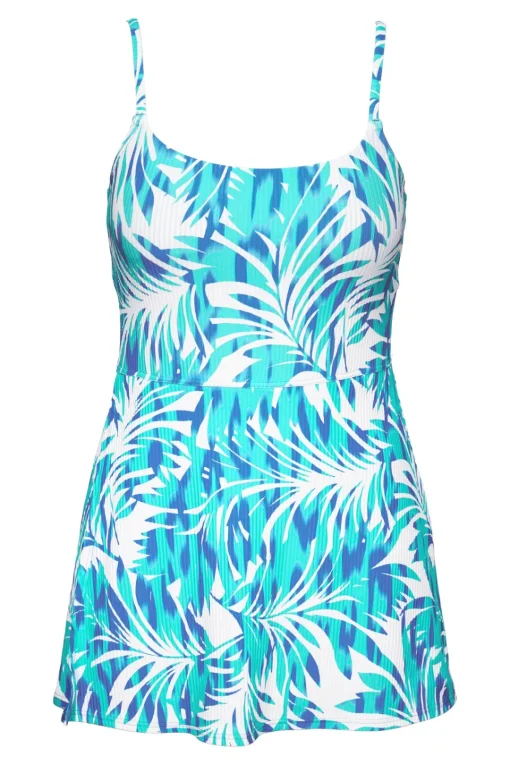 Sunsets Sea Breeze Sandbar Rib Naomi Swim Dress One Piece< Swim Dress