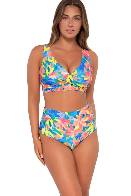 Sunsets Shoreline Petals Elsie Top< Underwire | Bra-Sized