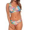 Sunsets Shoreline Petals Vienna V-Wire Top< Plus Size | Underwire