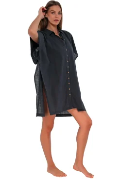 Sunsets Slate Shore Thing Tunic< Cover-Ups