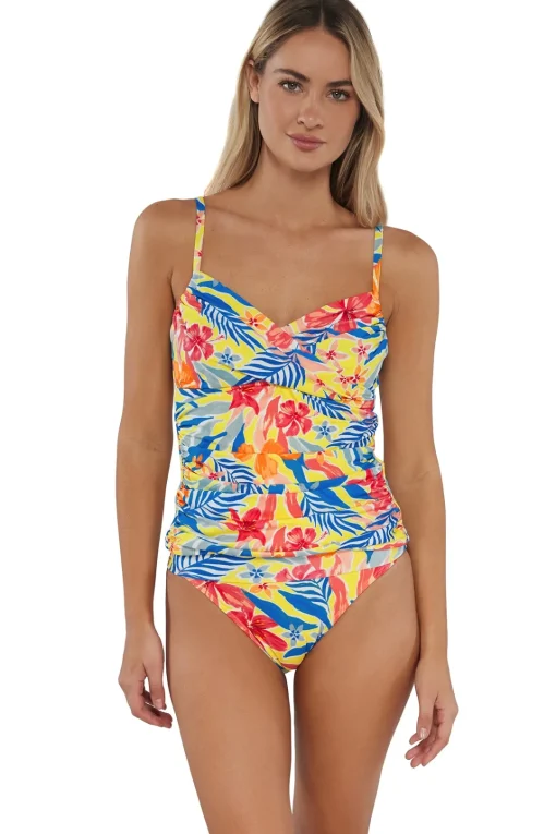 Sunsets Suncatcher Simone Tankini Top< Wire-Free | Tankinis
