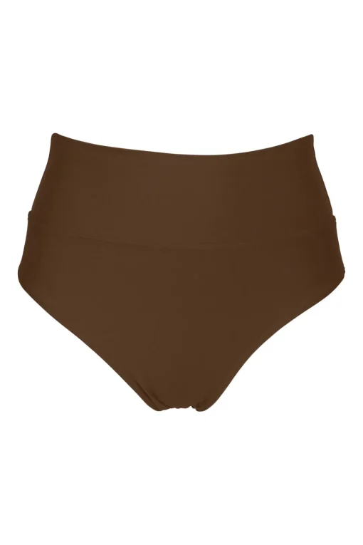 Sunsets Tiki Brown Hannah High Waist Bottom< Plus Size | High-Waist