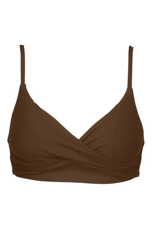 Sunsets Tiki Brown Lyla Bralette Top< Wire-Free