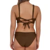 Sunsets Tiki Brown Unforgettable Bottom< Plus Size | Bikini Bottoms