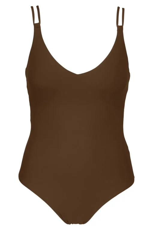 Sunsets Tiki Brown Veronica One Piece< Classic