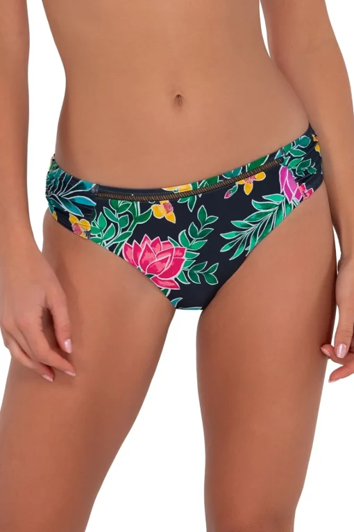 Sunsets Twilight Blooms Audra Hipster Bottom< Low-Rise | Bikini Bottoms