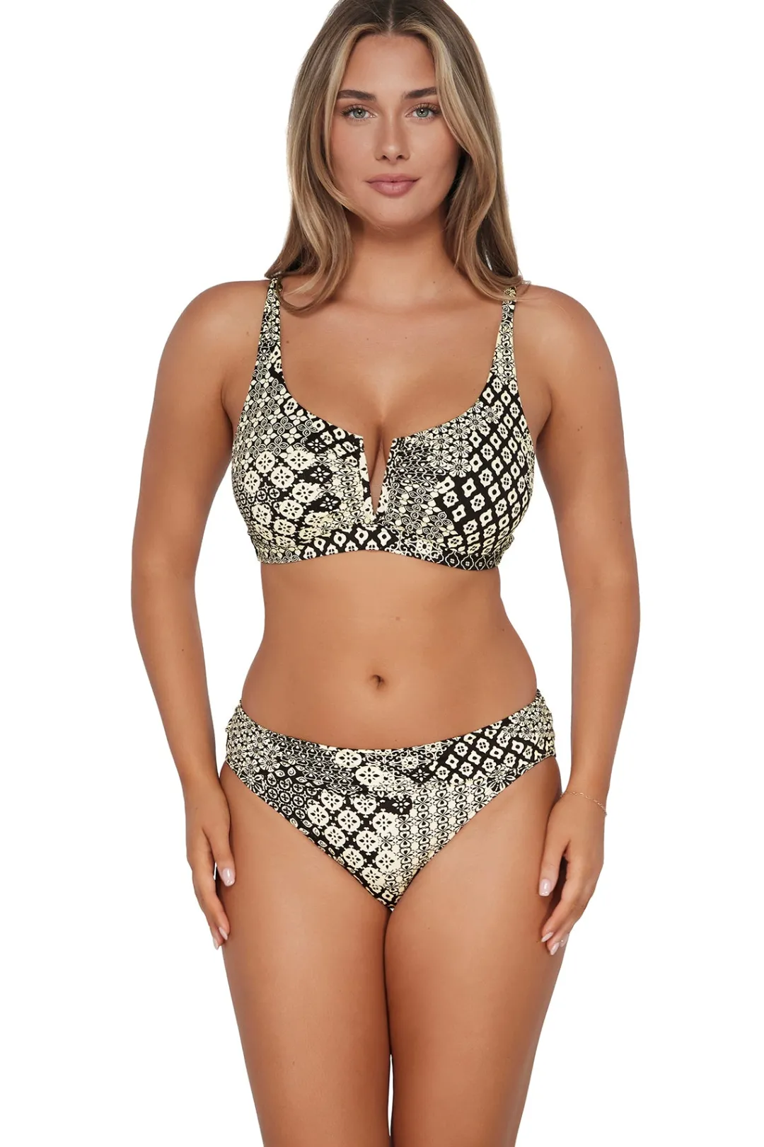 Sunsets Venice Seagrass Texture Unforgettable Bottom< Plus Size | Bikini Bottoms
