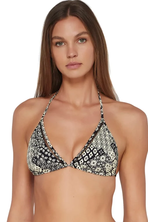 Sunsets Venice Seagrass Texture Laney Triangle Top< Wire-Free | Bikini Tops
