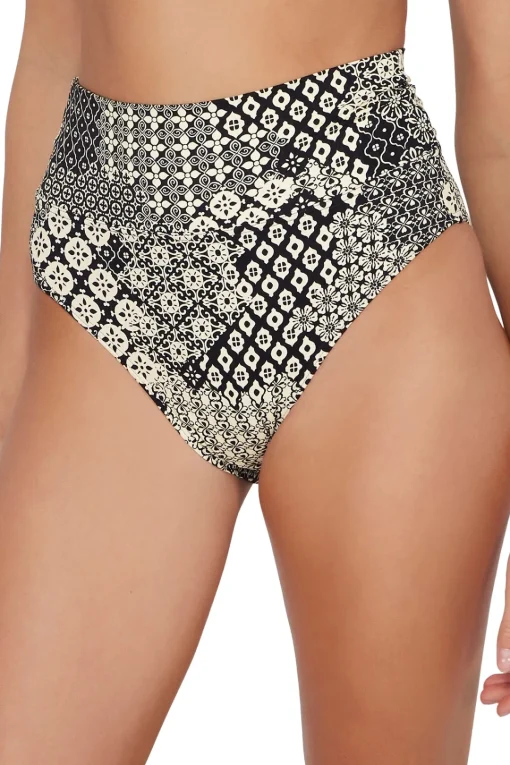 Sunsets Venice Seagrass Texture Hannah High Waist Bottom< Plus Size | High-Waist