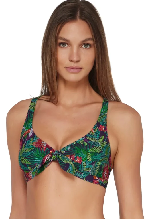 Sunsets Welcome To Rio Brandi Bralette Top< Wire-Free | Bikini Tops