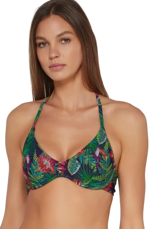 Sunsets Welcome To Rio Brooke U-Wire Top< Underwire | Bikini Tops