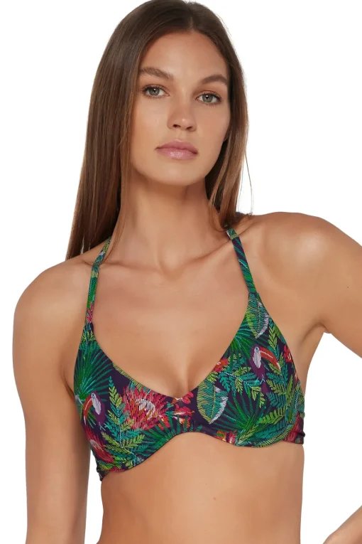 Sunsets Welcome To Rio Brooke U-Wire Top< Underwire | Bikini Tops
