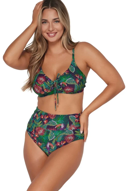 Sunsets Welcome To Rio Hannah High Waist Bottom< Plus Size | High-Waist