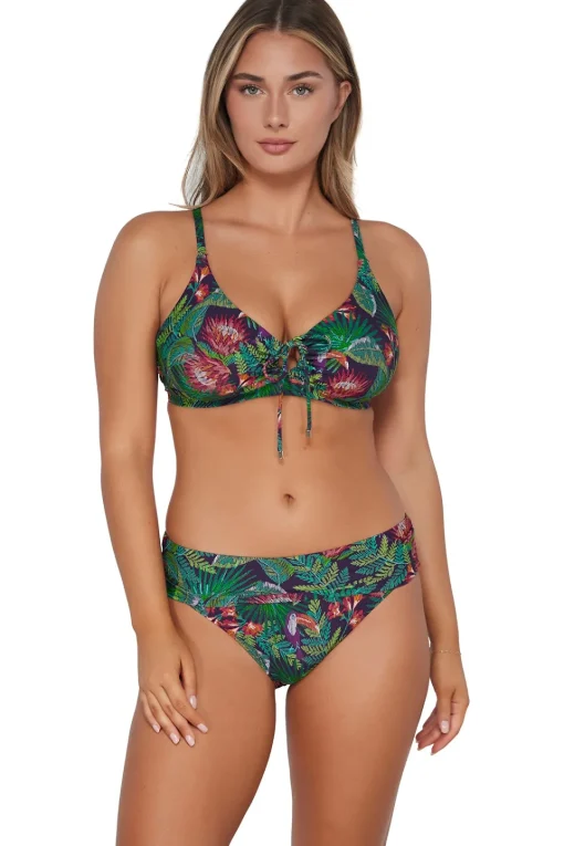 Sunsets Welcome To Rio Kauai Keyhole Top< Plus Size | Underwire