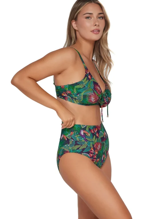 Sunsets Welcome To Rio Kauai Keyhole Top< Plus Size | Underwire
