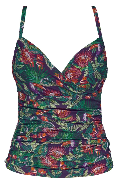 Sunsets Welcome To Rio Serena Tankini Top< Plus Size | Bra-Sized