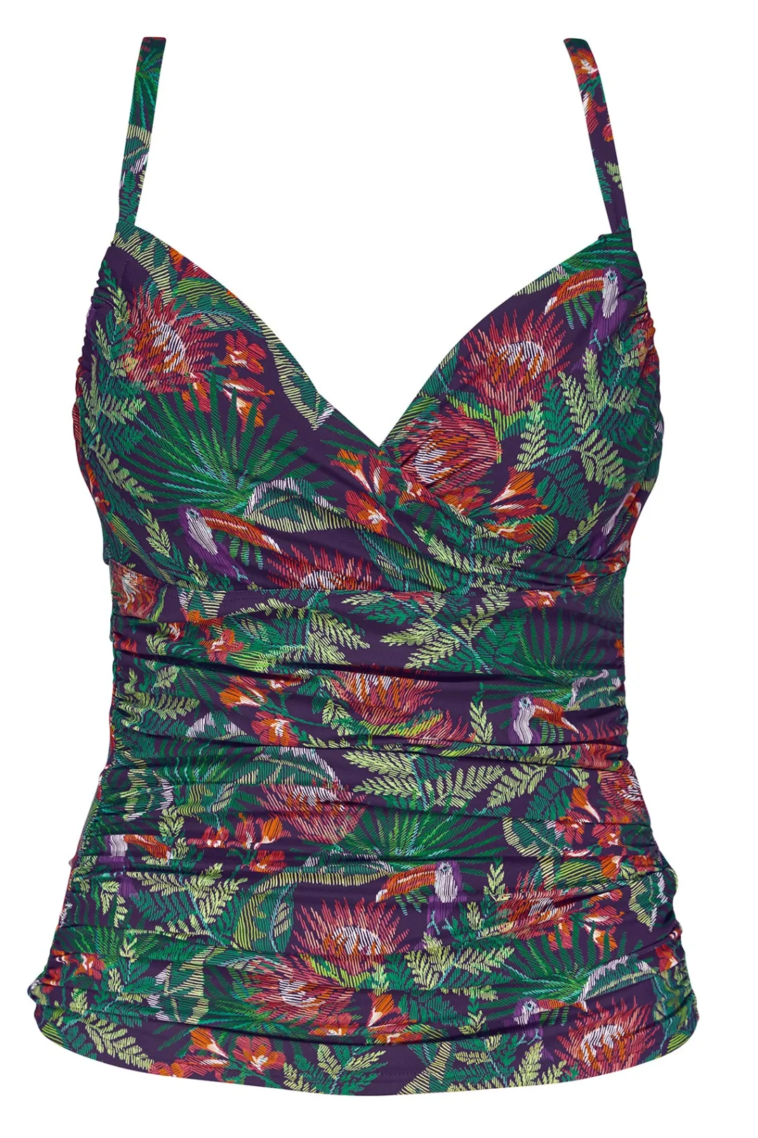 Sunsets Welcome To Rio Serena Tankini Top< Plus Size | Bra-Sized