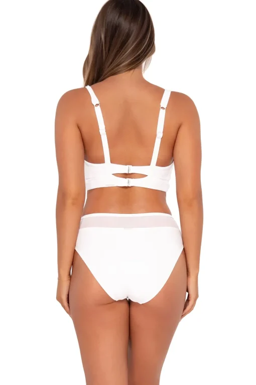 Sunsets White Lily Annie High Waist Bottom< Plus Size | High-Waist