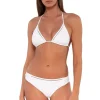 Sunsets White Lily Laney Triangle Top< Bikini Tops