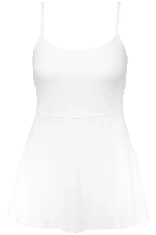 Sunsets White Lily Naomi Swim Dress One Piece< Swim Dress