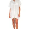 Sunsets White Lily Shore Thing Tunic< Cover-Ups