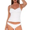 Sunsets White Lily Simone Tankini Top< Tankinis